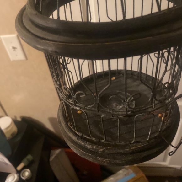 Decorative bird cage candle holder - Picture 3 of 4